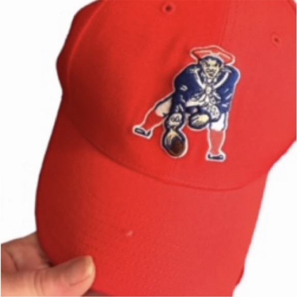 NFL New England Patriots Red retro baseball cap 47 brand, adjustable - Picture 11 of 13